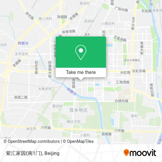 紫汇家园(南1门) map