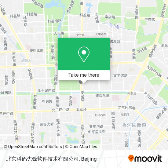 北京科码先锋软件技术有限公司 map