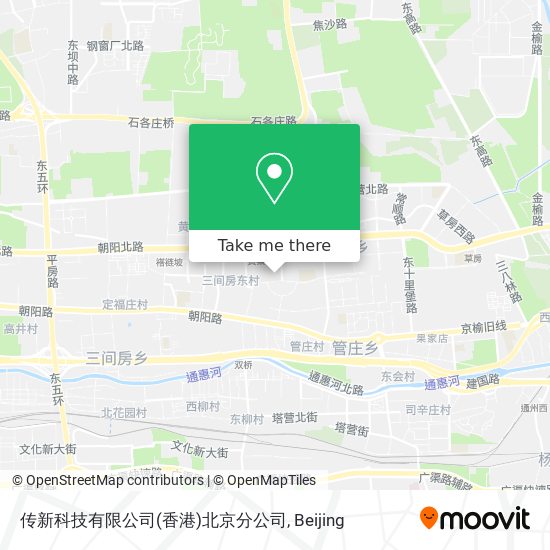 传新科技有限公司(香港)北京分公司 map