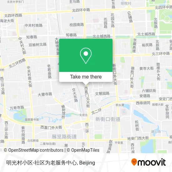 明光村小区-社区为老服务中心 map