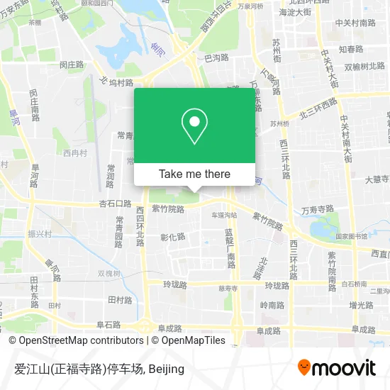爱江山(正福寺路)停车场 map