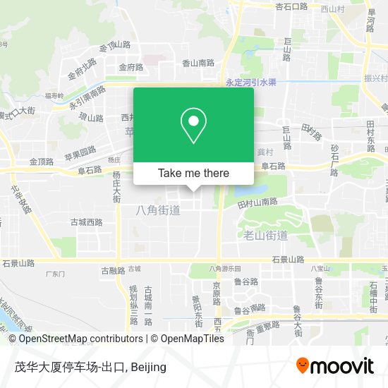 茂华大厦停车场-出口 map