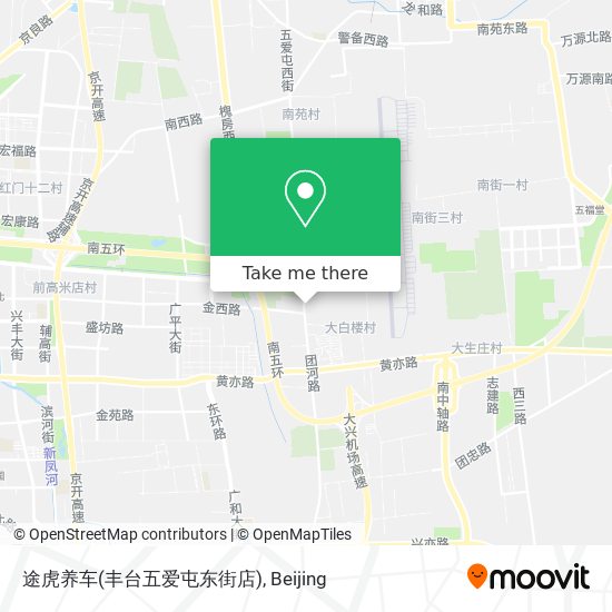 途虎养车(丰台五爱屯东街店) map