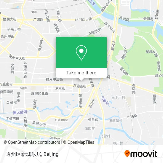 通州区新城乐居 map