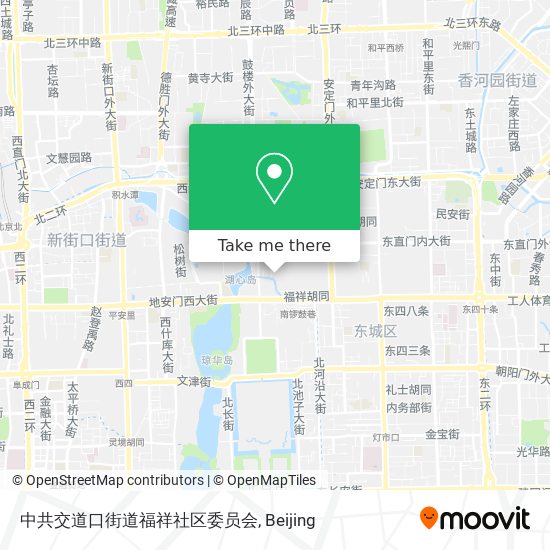 中共交道口街道福祥社区委员会 map
