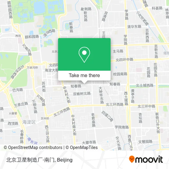 北京卫星制造厂-南门 map