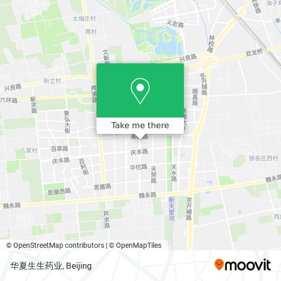 华夏生生药业 map