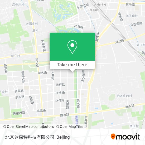 北京达森特科技有限公司 map