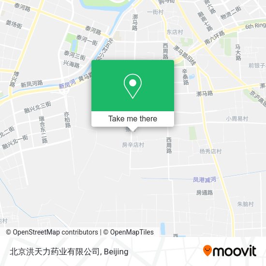 北京洪天力药业有限公司 map