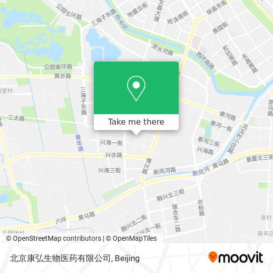 北京康弘生物医药有限公司 map