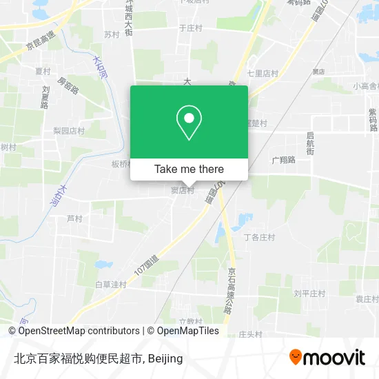 北京百家福悦购便民超市 map