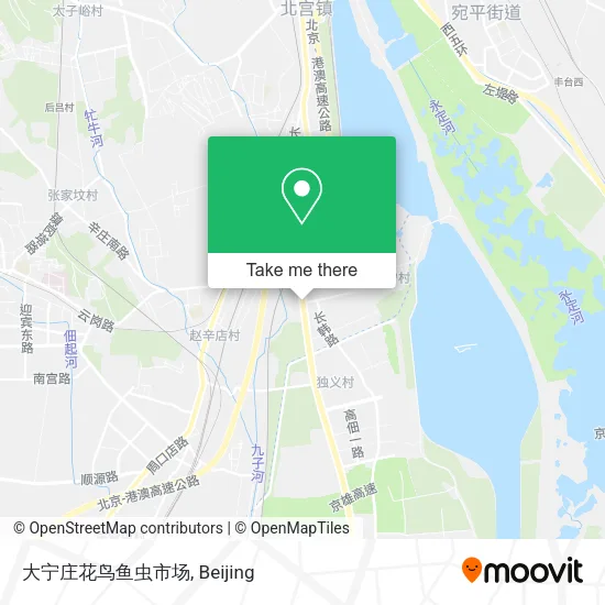 大宁庄花鸟鱼虫市场 map