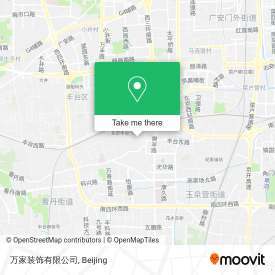 万家装饰有限公司 map