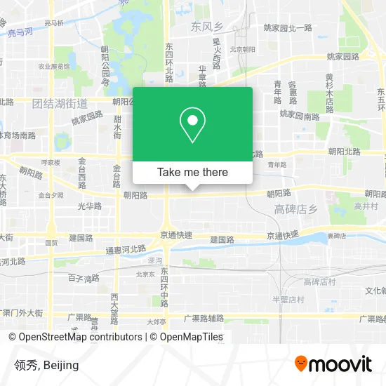 领秀 map