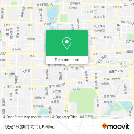 观光2线(前门-前门) map