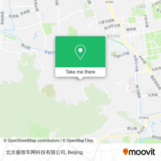 北京极致车网科技有限公司 map