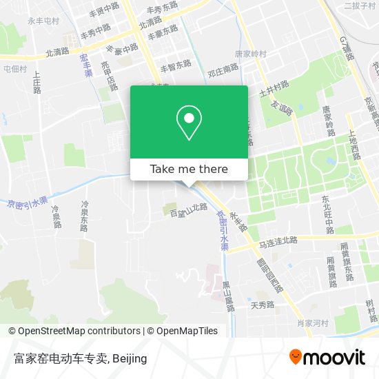 富家窑电动车专卖 map