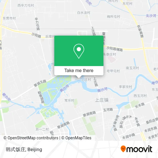 韩式饭庄 map