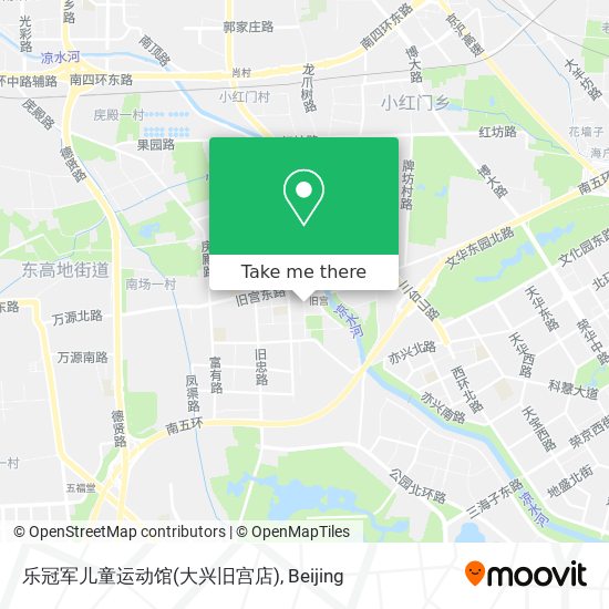 乐冠军儿童运动馆(大兴旧宫店) map