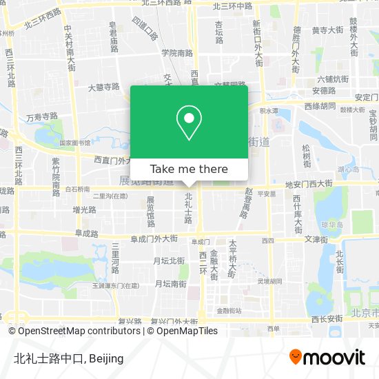 北礼士路中口 map