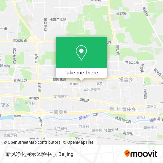新风净化展示体验中心 map