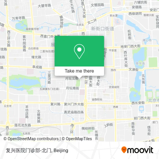 复兴医院门诊部-北门 map