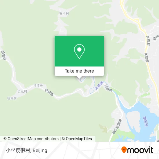 小坐度假村 map