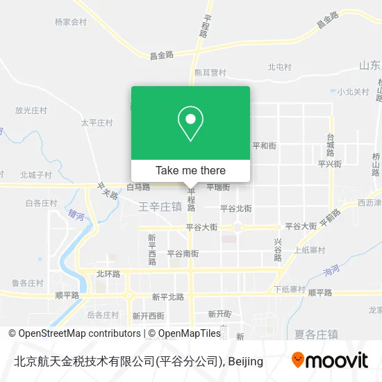 北京航天金税技术有限公司(平谷分公司) map