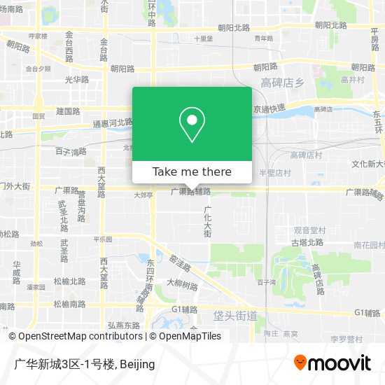 广华新城3区-1号楼 map