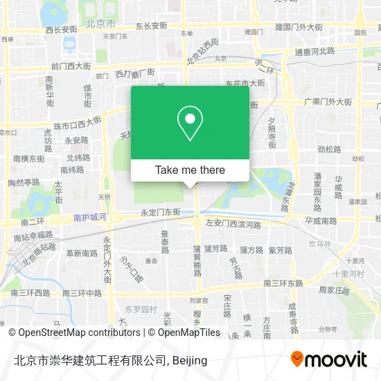 北京市崇华建筑工程有限公司 map