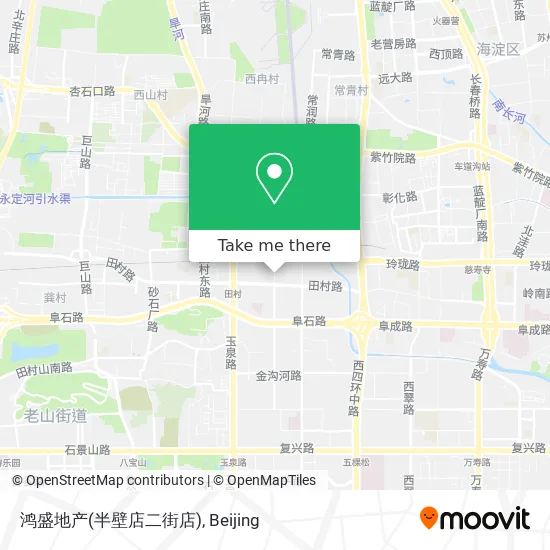 鸿盛地产(半壁店二街店) map