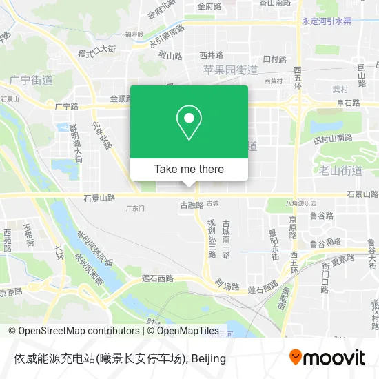 依威能源充电站(曦景长安停车场) map