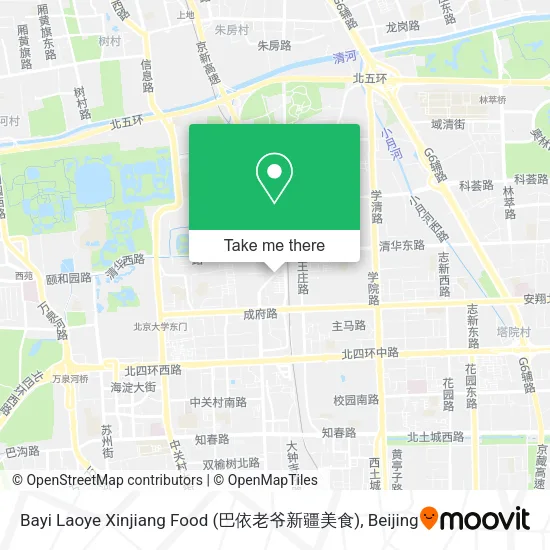 Bayi Laoye Xinjiang Food (巴依老爷新疆美食) map