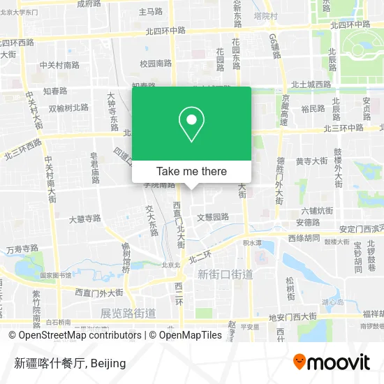 新疆喀什餐厅 map