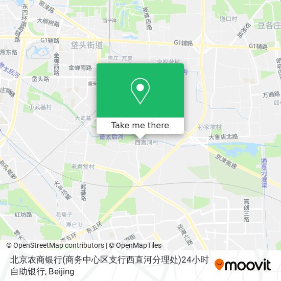 北京农商银行(商务中心区支行西直河分理处)24小时自助银行 map