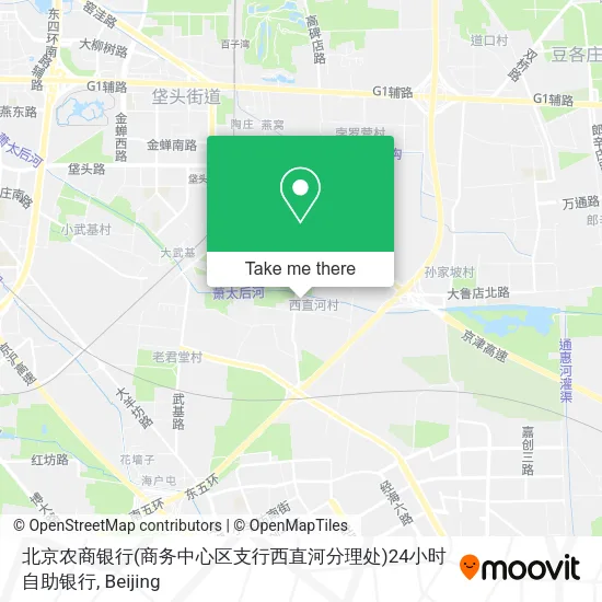 北京农商银行(商务中心区支行西直河分理处)24小时自助银行 map