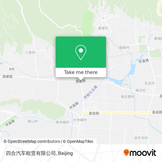 四合汽车租赁有限公司 map