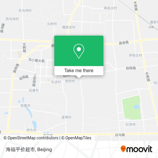 海福平价超市 map