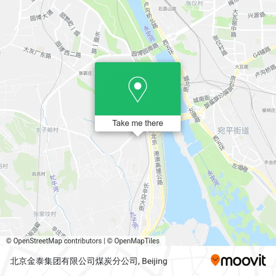 北京金泰集团有限公司煤炭分公司 map