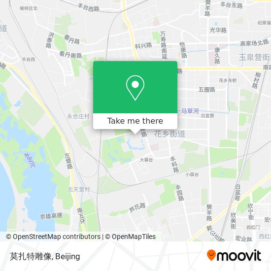莫扎特雕像 map