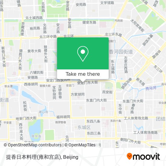 提香日本料理(雍和宫店) map