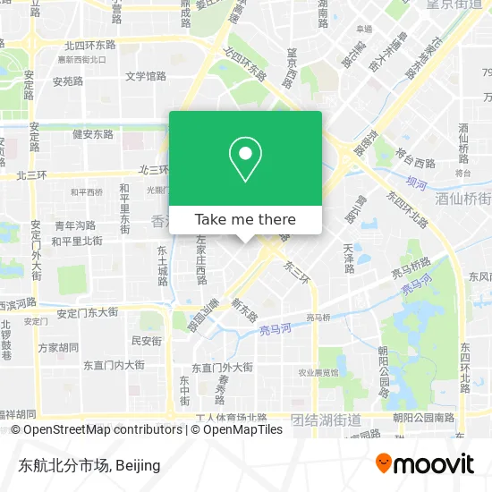 东航北分市场 map
