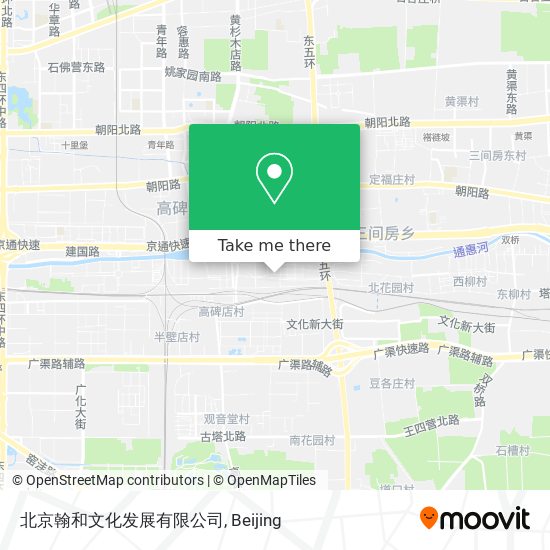 北京翰和文化发展有限公司 map