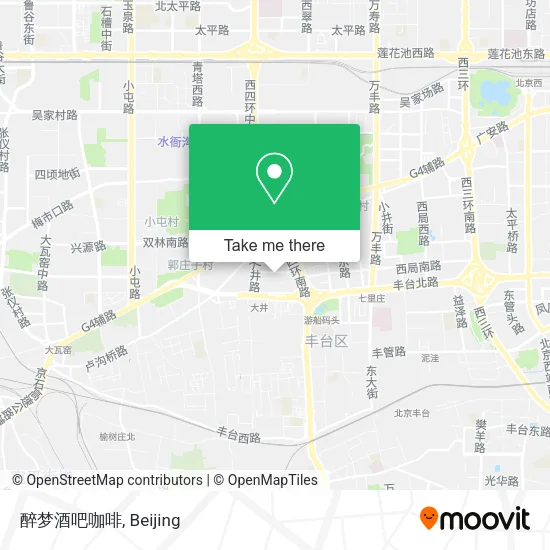 醉梦酒吧咖啡 map