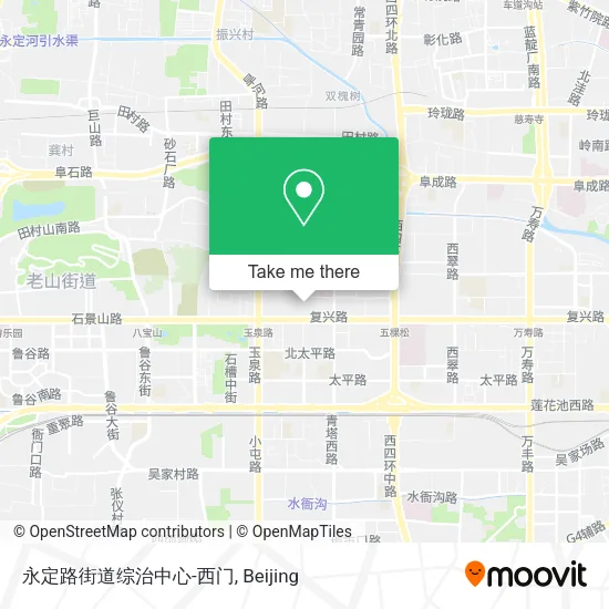 永定路街道综治中心-西门 map