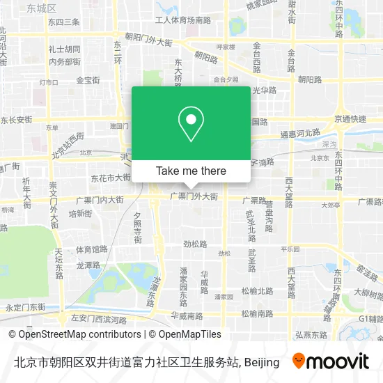 北京市朝阳区双井街道富力社区卫生服务站 map
