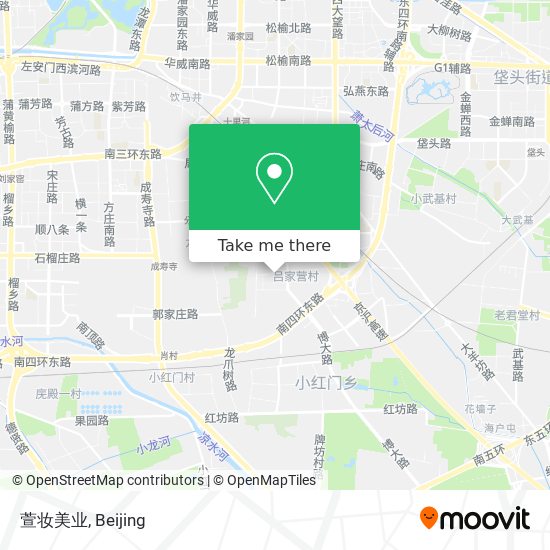 萱妆美业 map