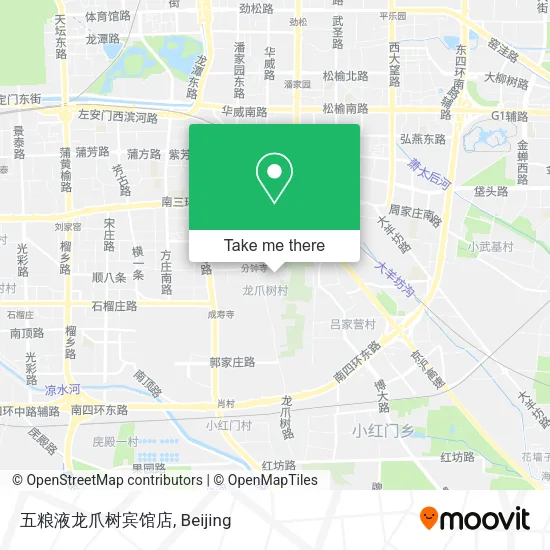 五粮液龙爪树宾馆店 map