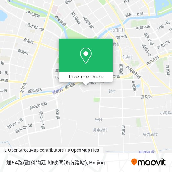 通54路(融科钧廷-地铁同济南路站) map