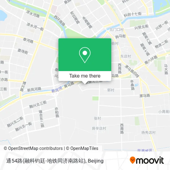 通54路(融科钧廷-地铁同济南路站) map